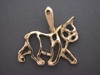 French Bulldog F.B Cutout Gating R Pendant