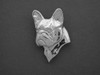 Sterling silver French Bulldog pendant
