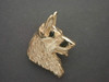 German Shepherd Head Med R Pendant