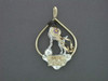 German Shorthair Poiner Enamel In Mari Frame Adj Pendant