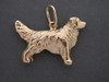 Golden Retriever Full Body Stacked R  Pendant