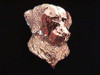 Golden Retriever Head R Belt Buckle Pendant