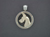 Frame Circle For Twisted Rope With Great Dane Pendant