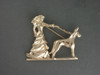 Frame Lady Handler With Great Dane 624 Pendant