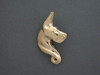 Great Dane Head R From Swirl Ring Pendant