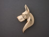 Great Dane Head Slope Neck Lrg L Pendant