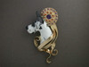 Great Dane Head With Rosette Custom Pendant