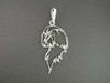 Havanese Head Cutout Med Silver Pendant