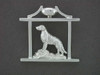 Frame Chin Square With Irish Wolfhound Pendant