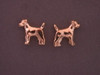 Jack Russell Terrier Earrings Full Body Sm L & R