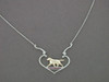 Frame Heart Half Hinge With Labrador Pendant