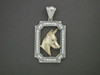 Frame Custom With Manchester Terrier And Diamonds Pendant