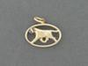 Frame Oval Wire Small With English Mastiff Pendant