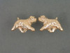 Norfolk Terrier Earring Full Body Gaiting Sm L & R