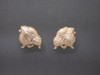 Pomeranian Earrings Full Body Sm L & R