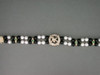 Bracelet Stone Black Onxy Pearl With Poodle