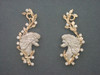 Earring Vine With Diamonds & Poodle