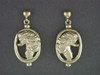 Earrings Oval With Poodles
