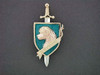 Frame Med Evil Shield With Portuguese Water Dog Custom Logo Pendant