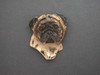 Pug Head Front View Sm Pendant