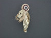 Saluki With Rosette Pendant