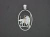 Oval Frame W Shetland Full Body Agility Pendant