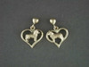 Earrings Heart Thick With Siberian Husky