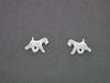 Soft Coated Wheaten Terrier Earrings Full Body Sm