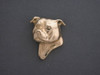 Stanfordshire Bull Terrier Head 3.4 View Sm L Pendant