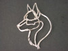 Swedish Vallhund Head Cutout L Pendant