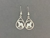 Earrings Tear Drop With Tibetan Terrier