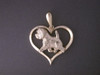 Frame Heart Thin With West Highland Terrier Pendant