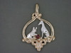 Frame Cleff Wide W French Bulldog & Whippet Pendant