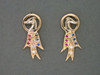 Rosette Earrings W Whippets