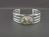 Bracelet Cuff 4 Bar With Yorkshire Terrier