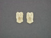 Yorkshire Terrier Earrings Front View