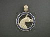 Frame Circle For Stone Lrg With Arabian Horse Pendant