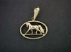 Frame Oval Sm With Arabian Horse Pendant