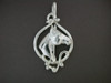 Frame Cleff With Quarter Horse Silver Pendant