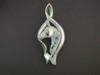 Frame Tulip With Quarter Horse Silver Pendant