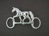 Quarter Horse  With Bit Silver Pendant
