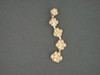 14K Yellow gold 5 paws pendan