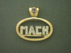 Frame Title Mach W Diamond Pendant