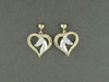 Earrings Heart Small With Doberman