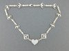 Necklace Frame Heart Puff With Great Dane