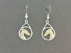 Earrings Tear Drop With Whippet