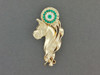 Rosette With Boxer And Emeralds