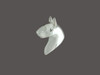 Bull Terrier Head Med Left Pendant