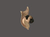 Frame Flame With Bullmastiff  Pendant