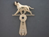 Rosette With Full Body  Bullmastiff Pendant